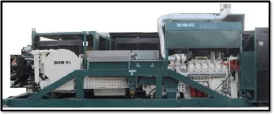 Bomba 05 TRIPLEX HT 400 skid